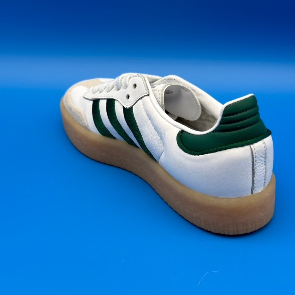 adidas Sambaae White Collegiate Green ID0440 Size 6W - Picture 2 of 5